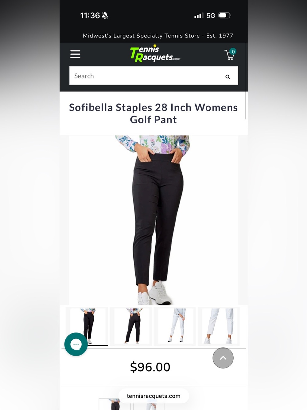 Sofibella Women's Black Golf Pants